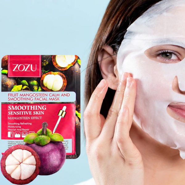 ماسک ورقه ای آبرسان صورت برند زوزو Zozu Skin Mask