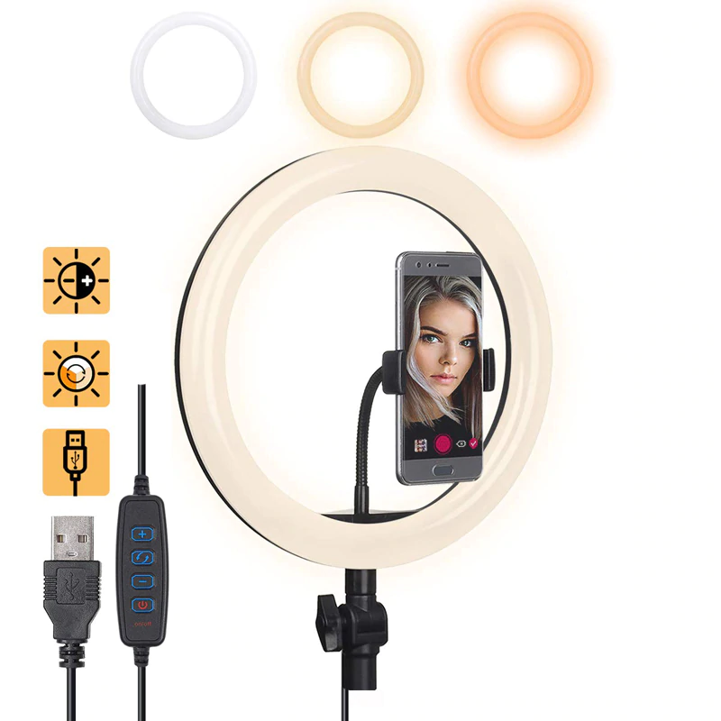 رینگ لایت حرفه ای سایز 18-Professional Ring Light