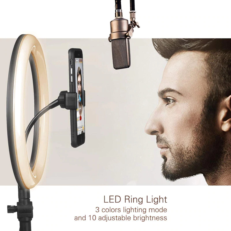 رینگ لایت حرفه ای سایز 18-Professional Ring Light