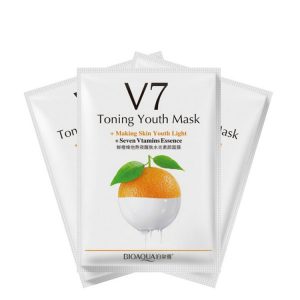 ماسک ورقه ای صورت 7 ویتامینه بیواکوا عصاره پرتقال V7 Deep Hydration Bioaqua