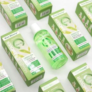 تونر پاک کننده آرایش کیس بیوتی عصاره چای سبز KISS BEAUTY