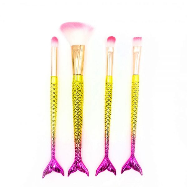ست ۴ تکه براش آرایشی طرح ماهی meiustar - Image 3