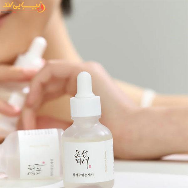 سرم ضدلک و روشن کننده آلفا آربوتین و برنج بیوتی آف جوسان 30ML - Image 4