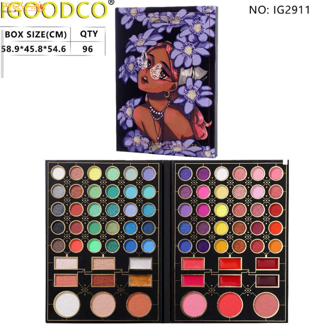 پالت سایه آرایشی 88 رنگ چندکاره آیگودکو IGOODCO کد IG2911 - Image 3