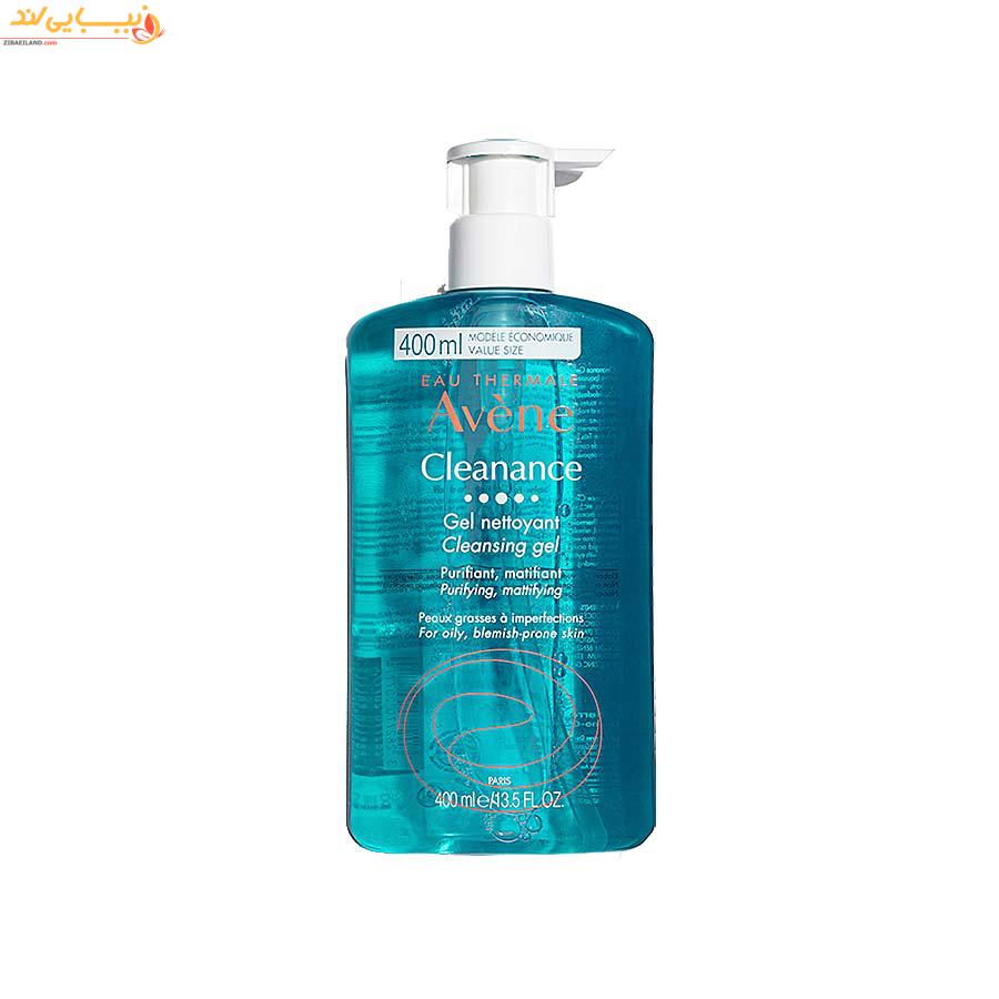 ژل شستشوی صورت و بدن اون Avene مدل Cleanance حجم 400 میلی لیتر