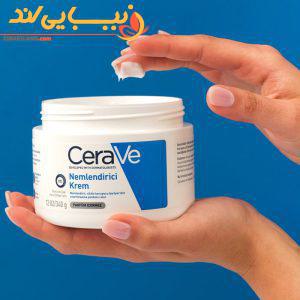 کرم مرطوب کننده آبرسان پوست خشک و خیلی خشک سراوی حجم 340 گرم