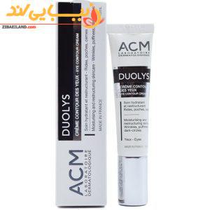 کرم دور چشم ضد چروک ای سی ام ACM مدل دئولیس duolys