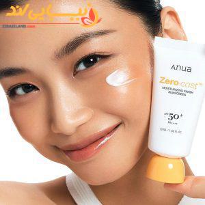 ضد آفتاب آبرسان زیرو کست آنوا SPF50 حجم ۵۰ میل
